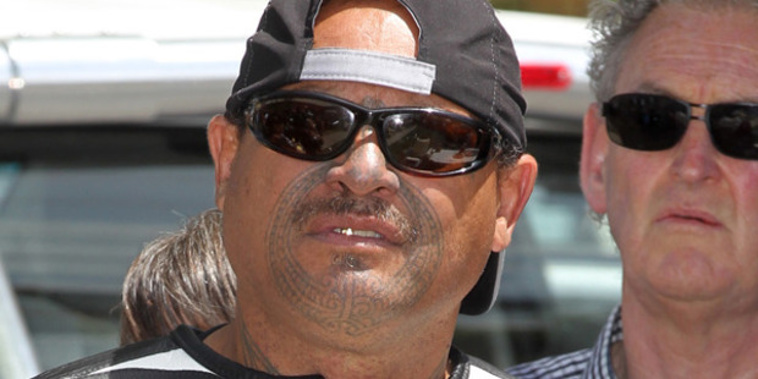 Mongrel Mob leader, Rex Timu, says racism is preventing gang members from getting clean of drug addictions. Photo /  Duncan Brown 