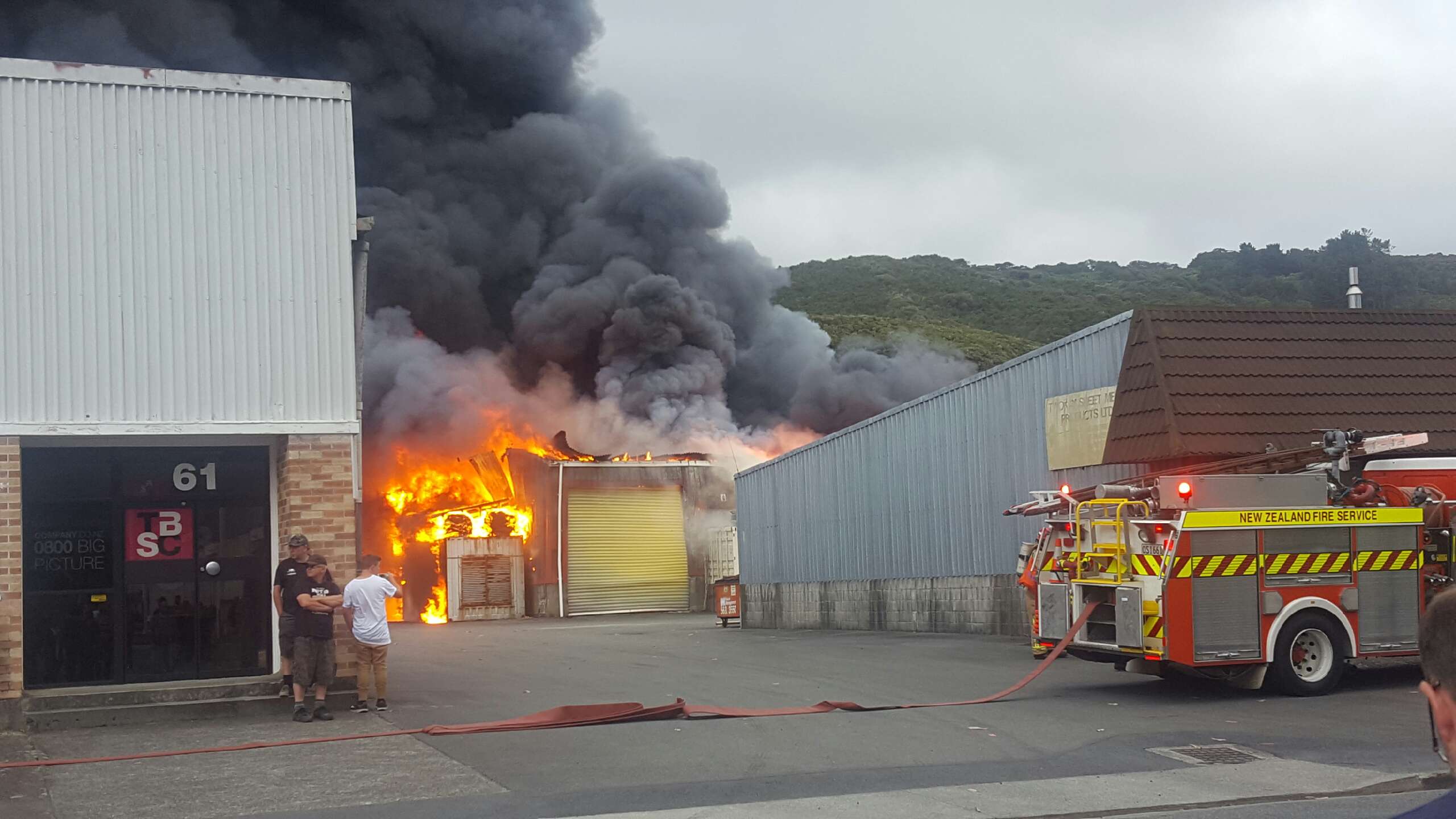 Emergency services at the scene (Frances Cook) 