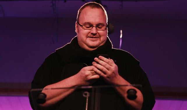 Kim Dotcom at an Internet Party event prior to the 2014 Election (Getty Images)