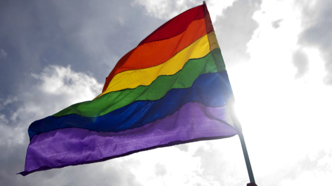 A gay-friendly stall has sparked 'disgust' at a Christian music festival