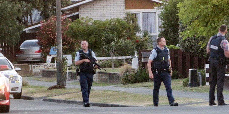 Police stormed a home in Tamatea last Friday but did not find wanted man Shawn Harding.
