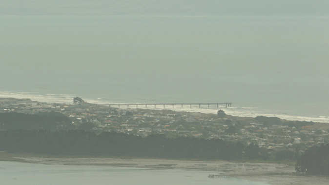Workers have begun working on a one-year project to repair the earthquake- damaged New Brighton Pier in Christchurch (Getty Images)