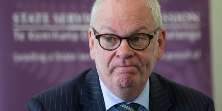 State Services Commissioner Peter Hughes said the allegations are "very concerning", and if proven would be "a serious breach of the standards of integrity expected" in the public service. Photo / Mark Mitchell