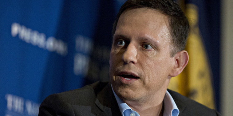The Department of Internal Affairs has released the 145 page citizenship application of US businessman and Donald Trump supporter Peter Thiel (AP)