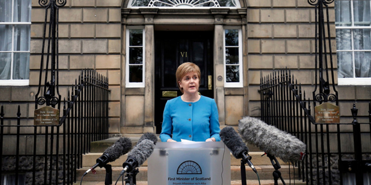 Scottish First Minister Nicola Sturgeon (Photo / AP)