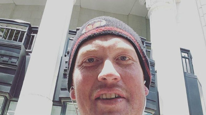 Clinton Thinn is charged with first-degree murder and seven other charges relating to a botched bank robbery last year (Photo / Instagram)