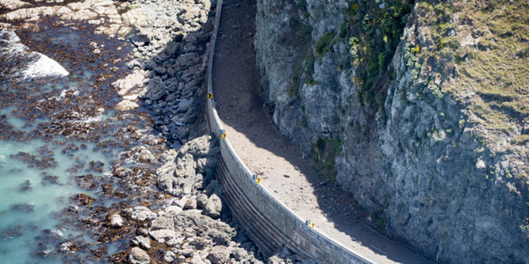 The closure of quake-damaged State Highway 1 near Kaikoura (pictured) has been putting pressure on the alternative inland route between Christchurch and Picton. Photo / File
