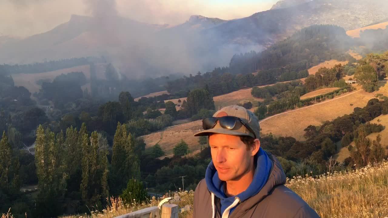 Farmers frustrated at progress of Canterbury fire