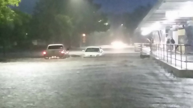 Firefighters have been pumping out basements and some streets are underwater (Facebook/Supplied)