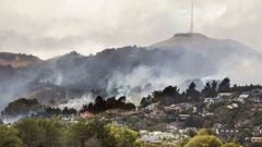 The 2017 Port Hills fires in Christchurch threatened many homes. Christchurch City Council