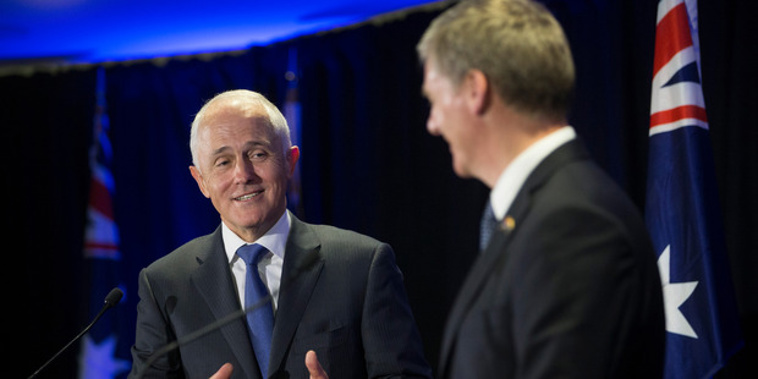 Australian Prime Minister Malcolm Turnbull met with Bill English last week (Photo / NZH)