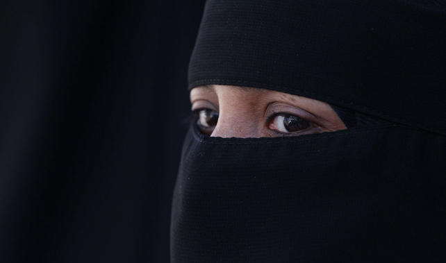 A woman wearing a burqa (GETTY)