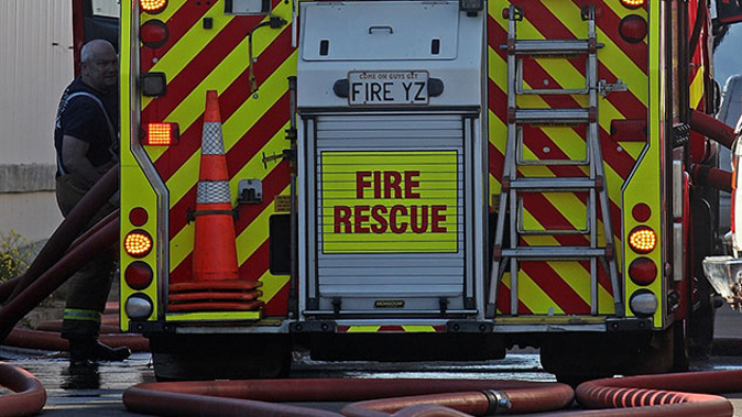 Emergency services are tackling a large house fire in Hamilton. (Getty)