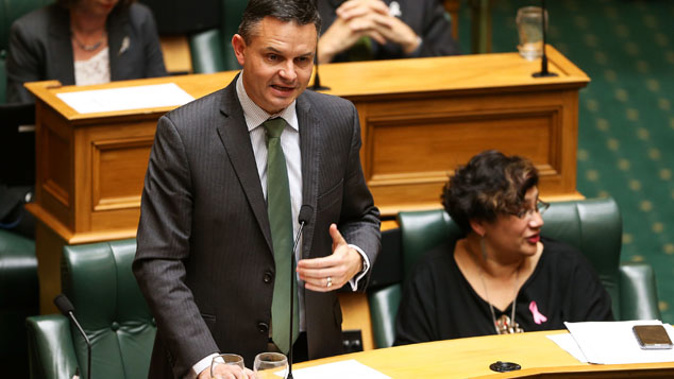 James Shaw and Metiria Turei in Parliament. (Getty)