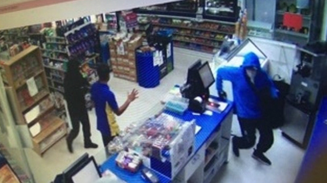 Police said the offenders made off with cash and cigarettes. (Supplied by Police)