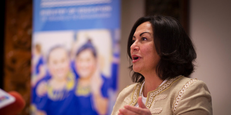 Education Minister Hekia Parata. New Zealand Herald Photograph by Dean Purcell