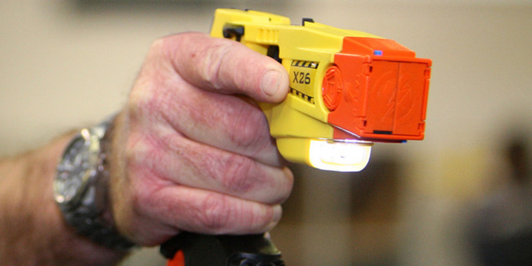 Police are copping another round of criticism over their taser use. (Mark Mitchell)