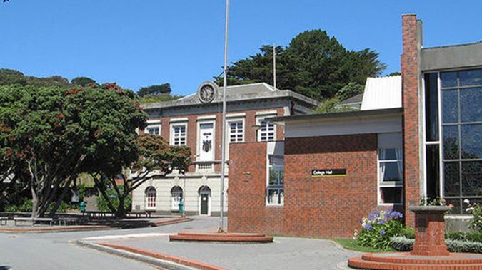 Wellington students are protesting to raise awareness about the prevalence rape culture this afternoon. (Anthony Phelps)