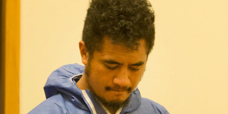 Rhys Warren in the Whakatane District Court last week (Alan Gibson).