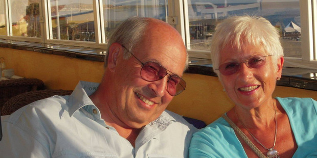 Cynthia Charlton with Nigel Charlton. (NZH)