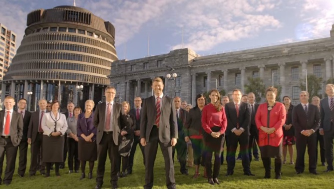 A shot from a Labour Party election ad during the last election.