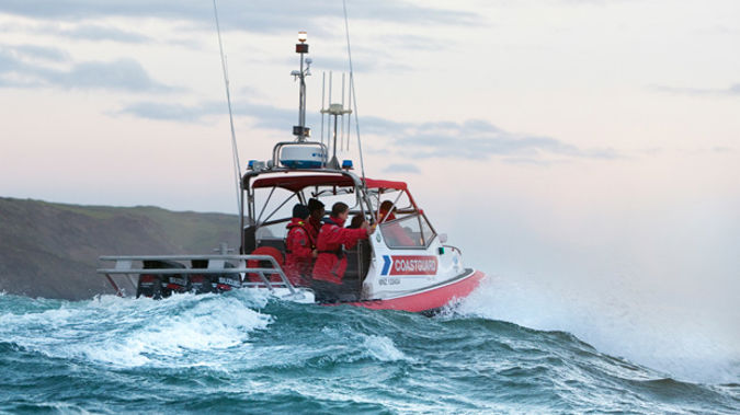 A woman's finger was nearly amputated when it became stuck in a boat's boarding ladder in the Hauraki Gulf this afternoon. Photo / Supplied