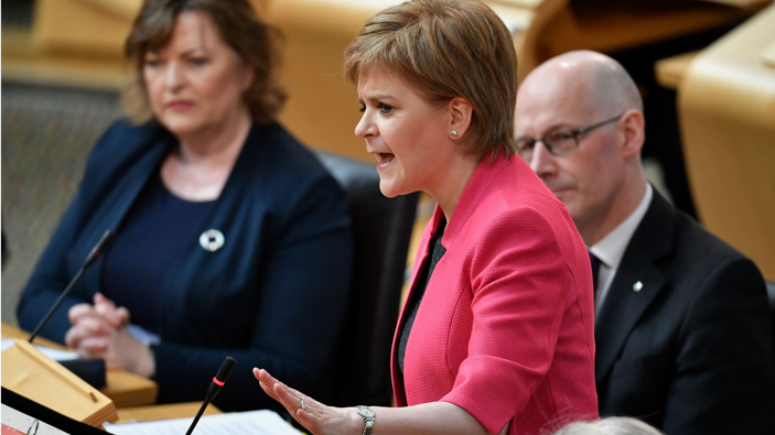 Nicola Sturgeon. (Getty)
