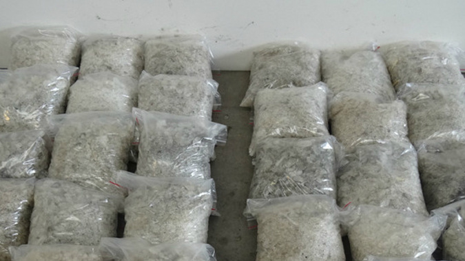 Some of the crystal meth seized by Customs. (Supplied by NZ Customs)