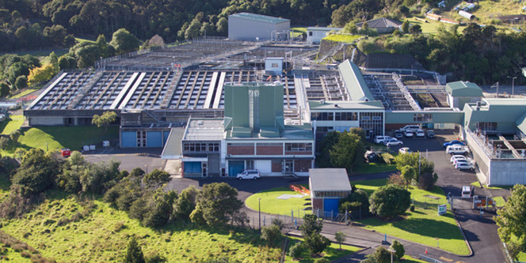 Watercare's Ardmore treatment plant. (Watercare)