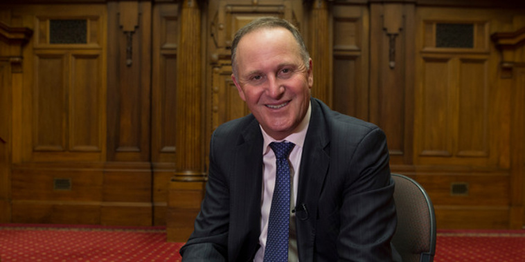 Former Prime Minister John Key spoke with Leighton Smith on his final day as an MP (Photo / NZH)
