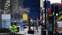 Police investigators seen on Westminster Bridge (Getty Images) 