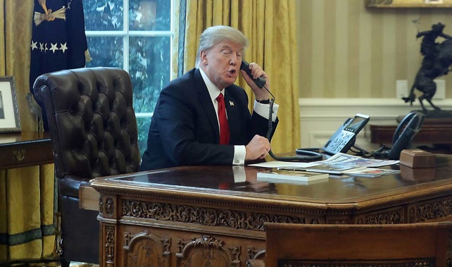 President Donald Trump has demanded a make-or-break vote on healthcare legislation in the House, threatening to leave Obamacare in place and move on to other issues if Friday's ballot fails (Getty Images)