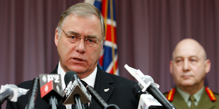 Wayne Mapp during his time as Defence Minister in 2011 (NZ Herald)