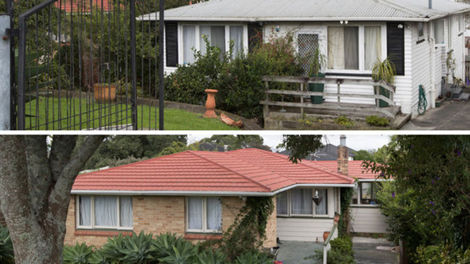 Two homes at 21 Ayr Rd and 23 Ayr Rd. (Brett Phibbs)