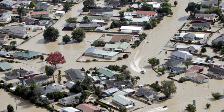 Water levels have dropped in the flood-ravaged town of Edgecumbe, however the town remains on high alert for more rain. (NZ Herald)