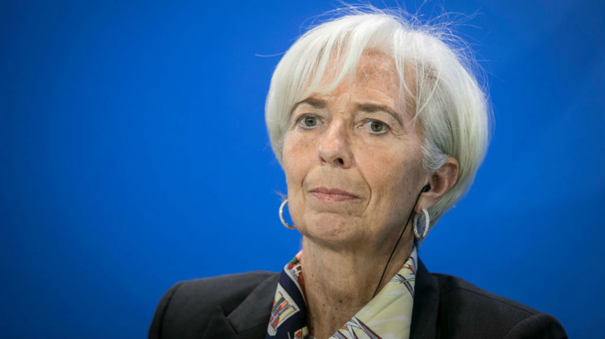Director Christine Lagarde says the IMF will not take part in a bailout for Greece if their debt is unsustainable. (Getty)