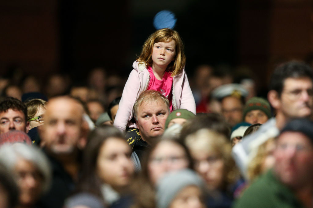 Prime Minister Bill English is heartened by the number of young people attending Anzac Day services. (Getty)