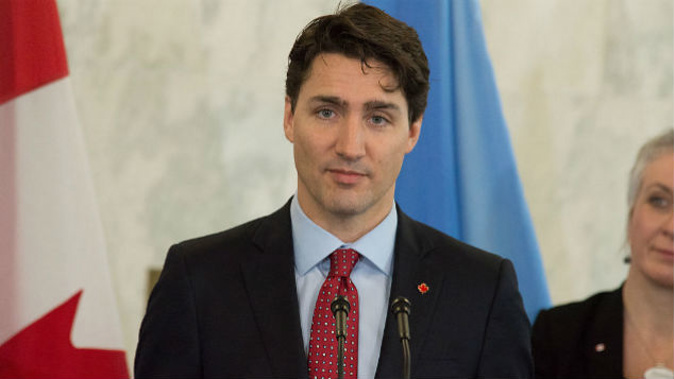 Justin Trudeau has warned Canada and the US could suffer a "thickening" border. (Getty Images)