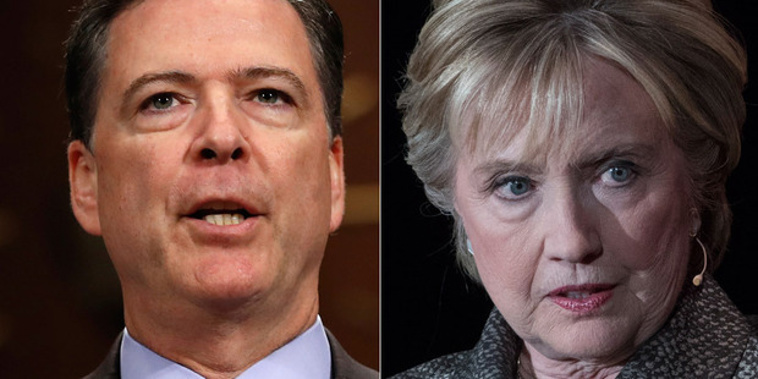 James Comey has spoken of feeling sick at the thought he affected the US election results by reopening the investigation into Hillary Clinton's email. Photo / AP