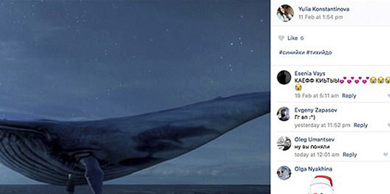 One teen had posted a picture with a big blue whale, seen as a symbol of a social media movement encouraging children to take their own lives. (Facebook-The Siberian Times)