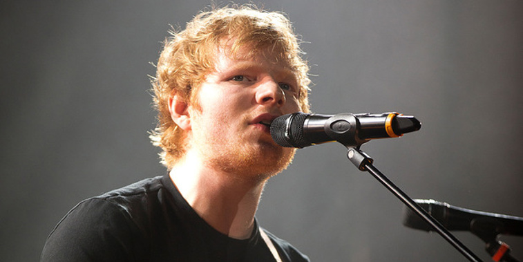 British pop star and Grammy Award winner Ed Sheeran. (Photo / Dean Purcell)