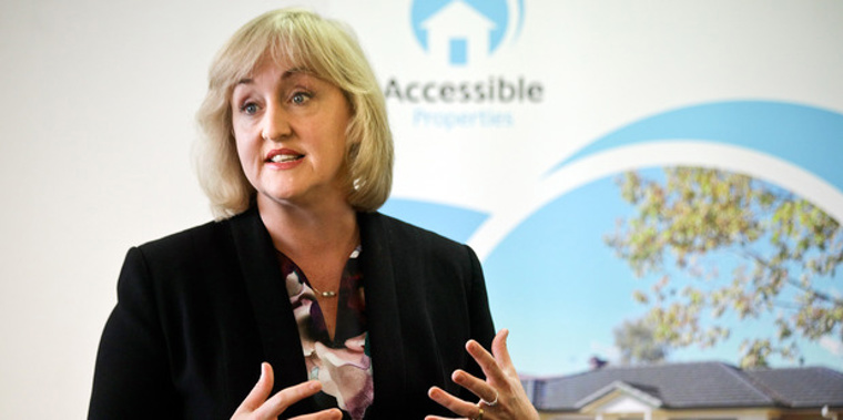 Social Housing Minister Amy Adams announced the new houses today. Photo / File