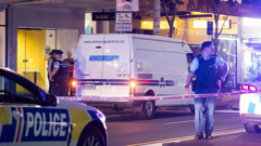 Auckland police at the scene of an Armourguard cash van robbery on Dominion Rd in Mt Roskill last month. Photo / Jason Oxenham.