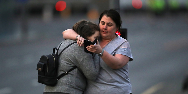Young concert-goers at the scene (Photo / AP)