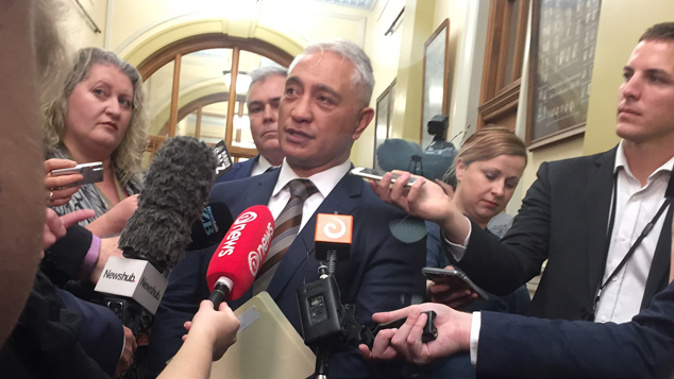 Alfred Ngaro fronts media for the first time since he made controversial comments about NGOs (Gia Garrick).