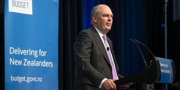 Finance Minister Steven Joyce has delivered his first Budget as Finance Minister today (Photo / Mark Mitchell)