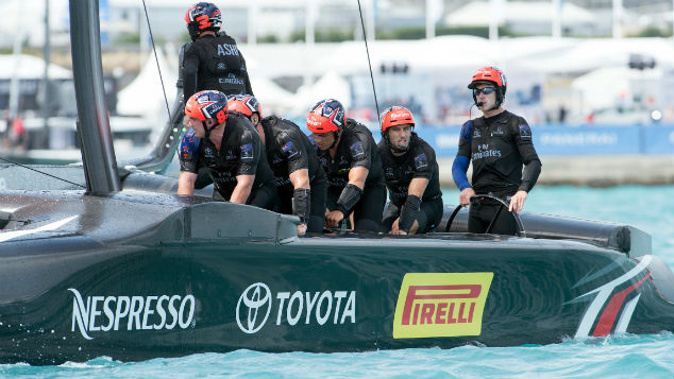Team NZ's hopes of winning the America's Cup have taken a hit with a pivotal loss to Team USA. (Photosport)
