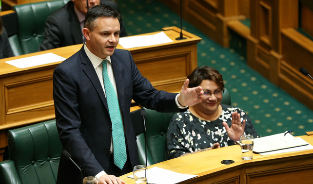 Green Party co-leaders James Shaw and Metiria Turei. (Getty Images) 