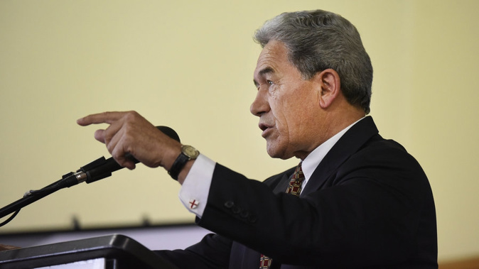 Winston Peters says terror could come to New Zealand. Bay of Plenty Times Photograph by George Novak