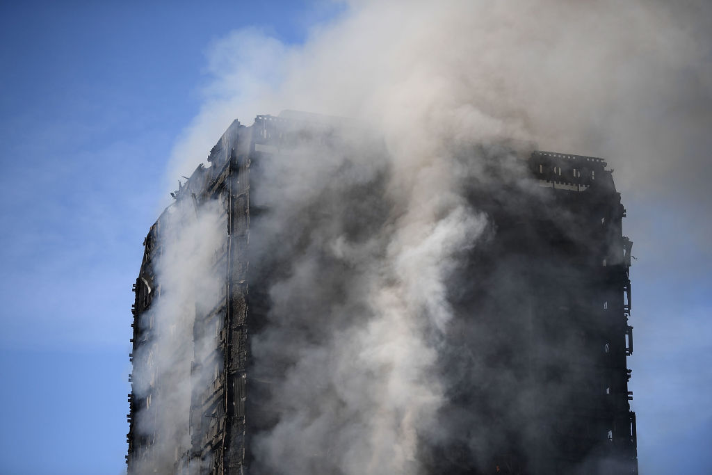 A "horrendous" blaze has engulfed Grenfell Tower in Latimer Road. (AP)
